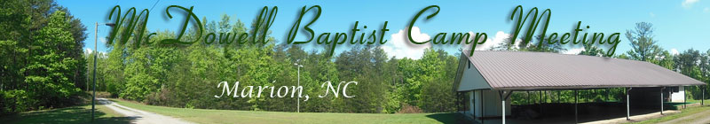 McDowell Baptist Camp Meeting